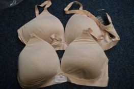 *DKNY Seamless Bras (peach) Size: S 2pk