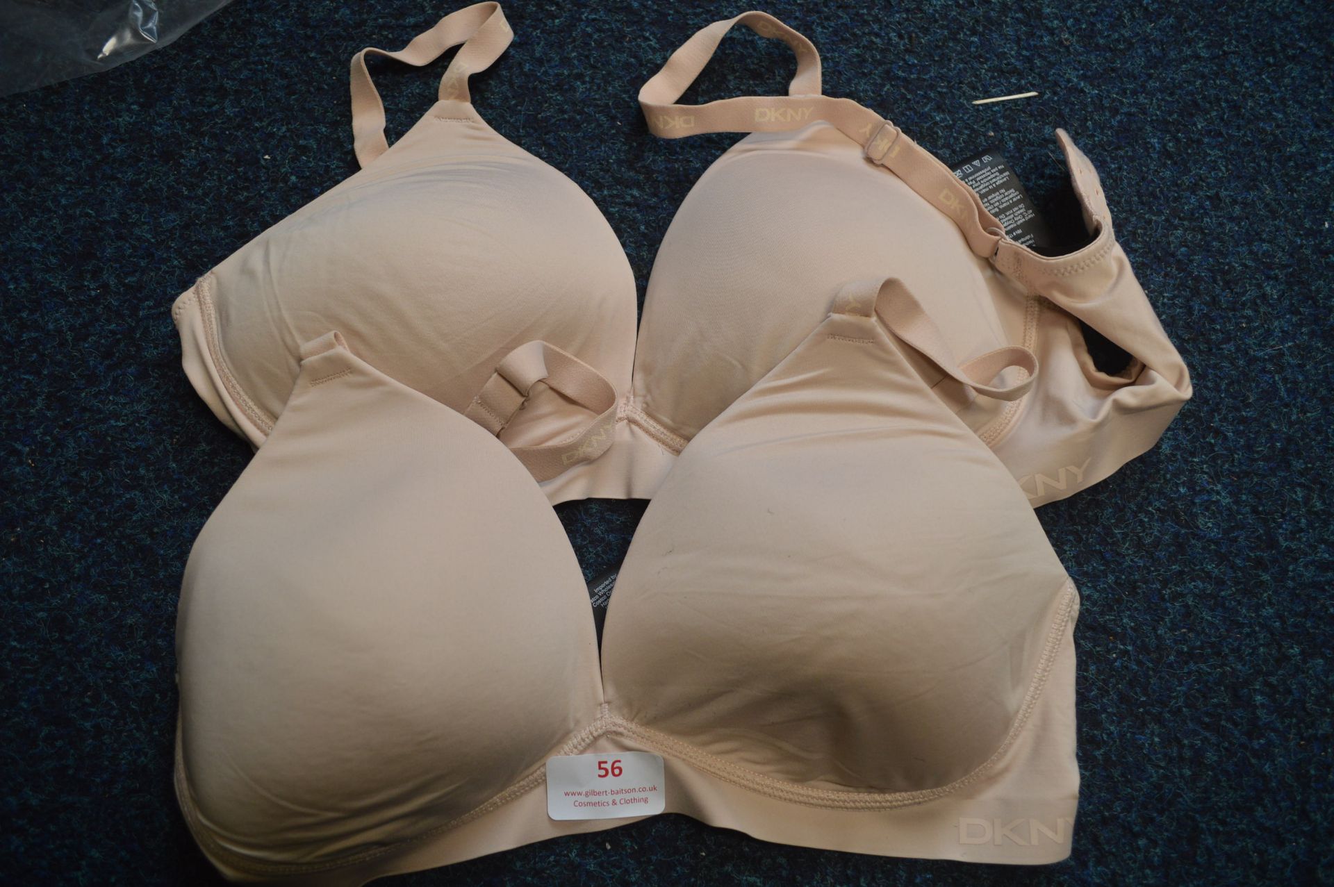 *DKNY Seamless Bras (peach) Size: S 2pk