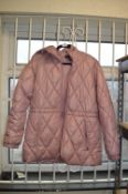 *Andrew Marc Quilted Zip Jacket (pink) Size: M