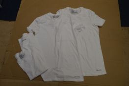 *3x Columbia White T-Shirts Size: S