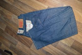 *Levi's 501 Blue Denim Jeans Size: 36/30