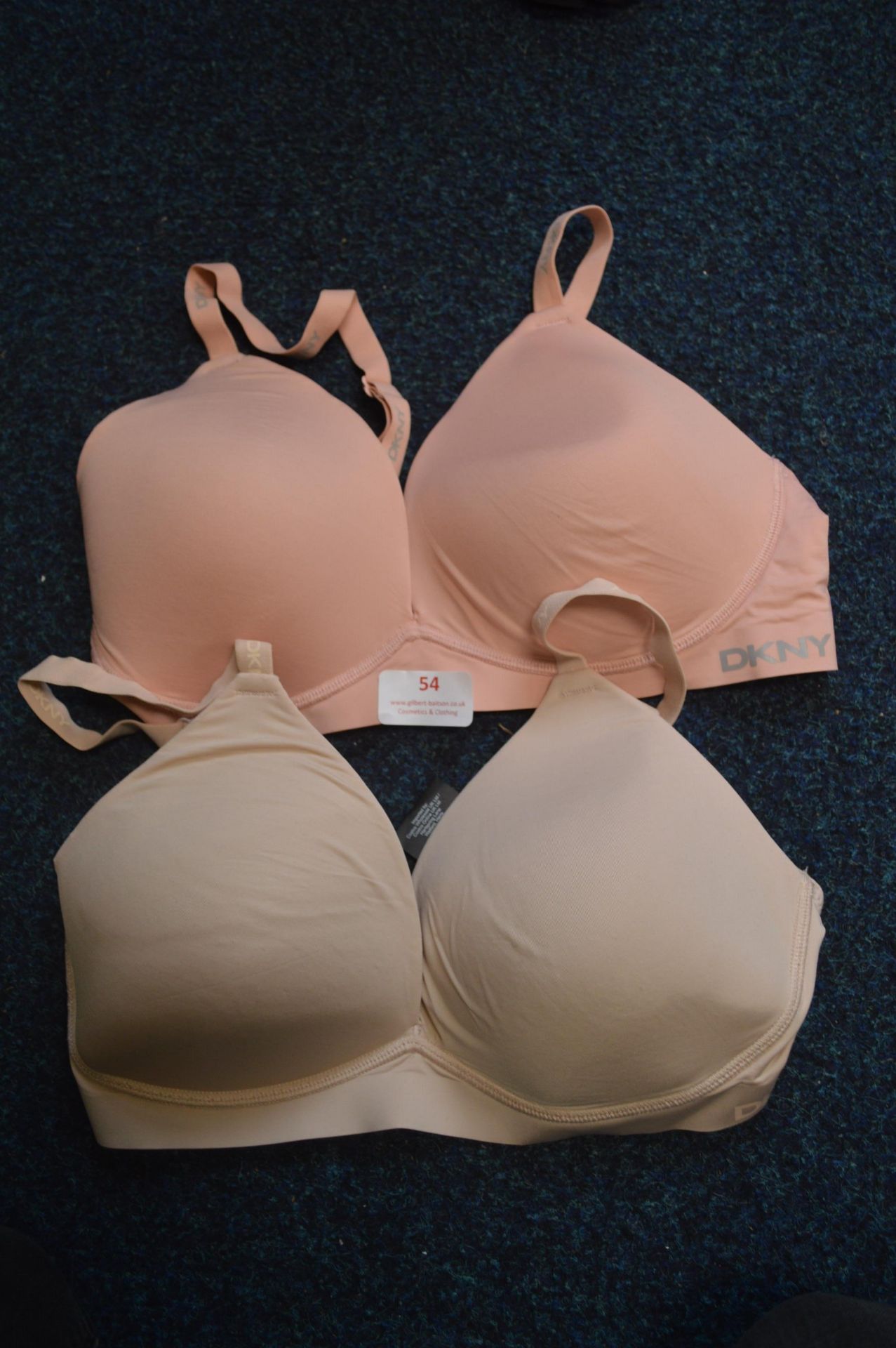 *DKNY Seamless Bras (pink and nude) Size: S 2pk