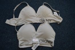 *DKNY Seamless Bras (grey) Size: M 2pk