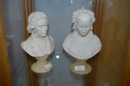 Two Decorative Busts by Priest Marians
