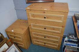 *Four Drawer Chest, and a Two Drawer Cabinet