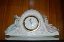 Lladro Porcelain Clock