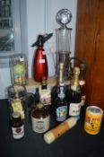 Vintage Alcohol, Novelty Cocktail Pump, etc.