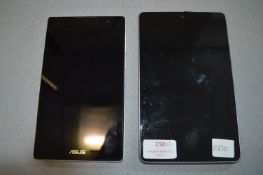 Two Asus Tablets (no power cables)