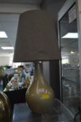 Table Lamp with Grey Shade