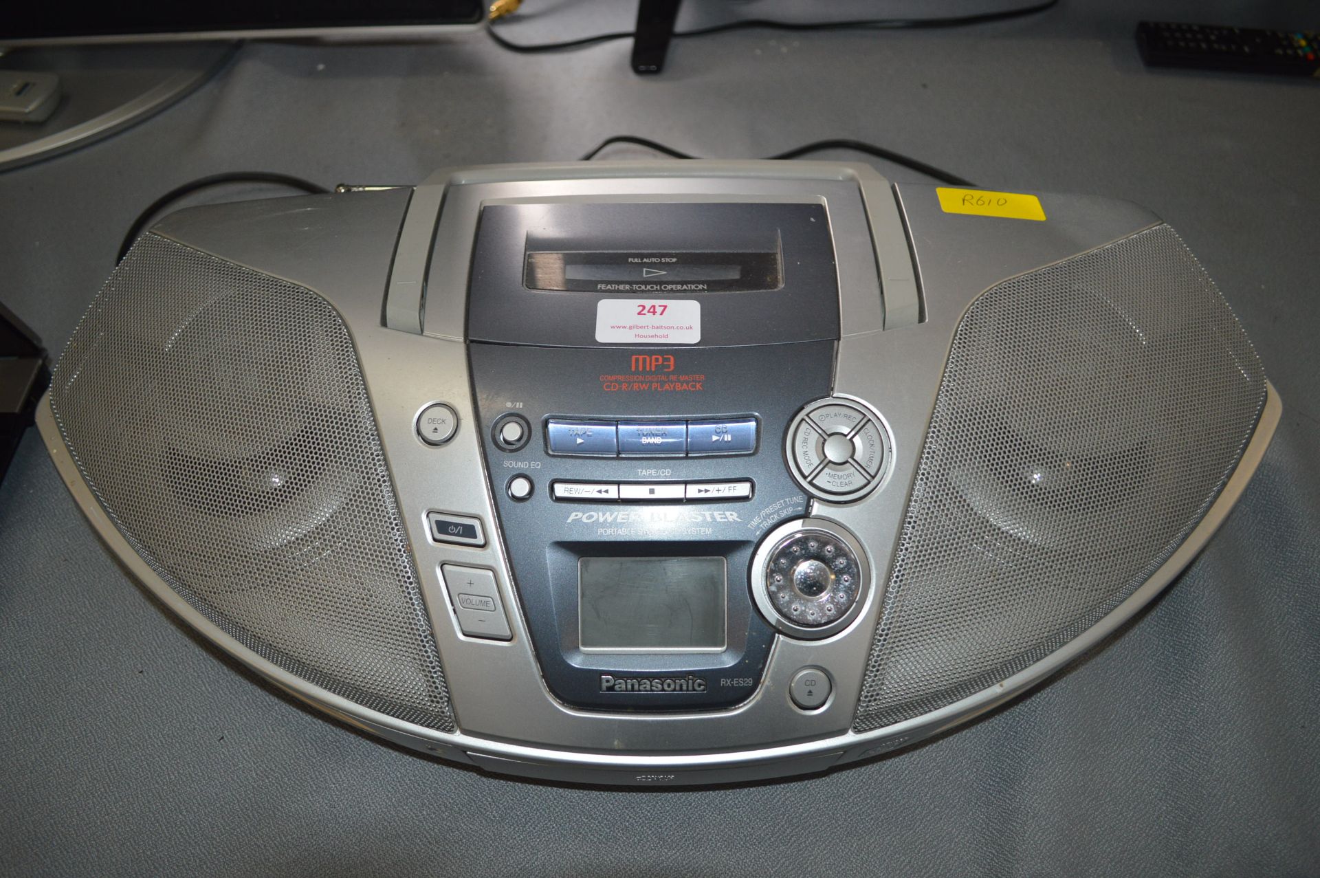 Panasonic Power Blaster Portable Stereo CD System