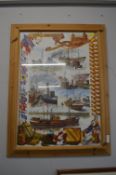Framed British Trawling Fleet Poster