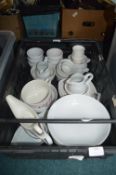 White Pottery Bowls, Jugs, Ramekins, etc.