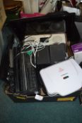 Assorted Electrical Items: JVC Radio, etc.