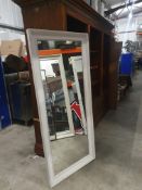 * white framed mirror - 750w x 1650h