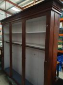 * large original display shelf unit - with hanging rails and shelves - 2200w x 400d x 2000h