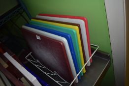 *Eight Plastic Chopping Boards (various colours)