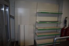 *Two Bays of Tega Style Supermarket Shelving