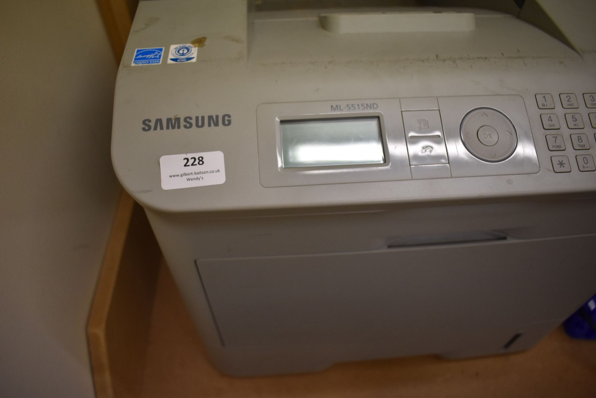 *Samsung ML5515ND Printer - Image 2 of 2