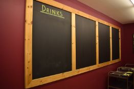 *Wall Mounted Chalkboard