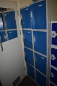 *2x4 Blue & Grey Lockers