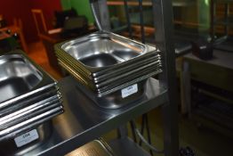 *Seven Stainless Steel Bain Marie Inserts