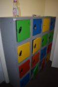 *6x4 Multicoloured Lockers