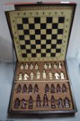 Oriental Cased Chess Set
