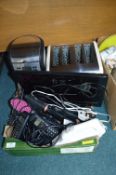 Electrical Items: Toasters, Hair Stylers, etc.