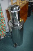 Two Stainless Steel Pedal Bins