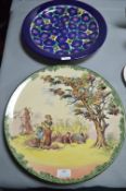 Large Royal Doulton Charger, and New Zealand Flowe