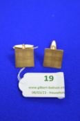 *Pair of 9k Gold Cufflinks ~6.2g