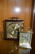 Metamec Mantel Clock and President Carriage Clock