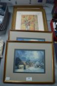 Two Pairs of Framed Prints