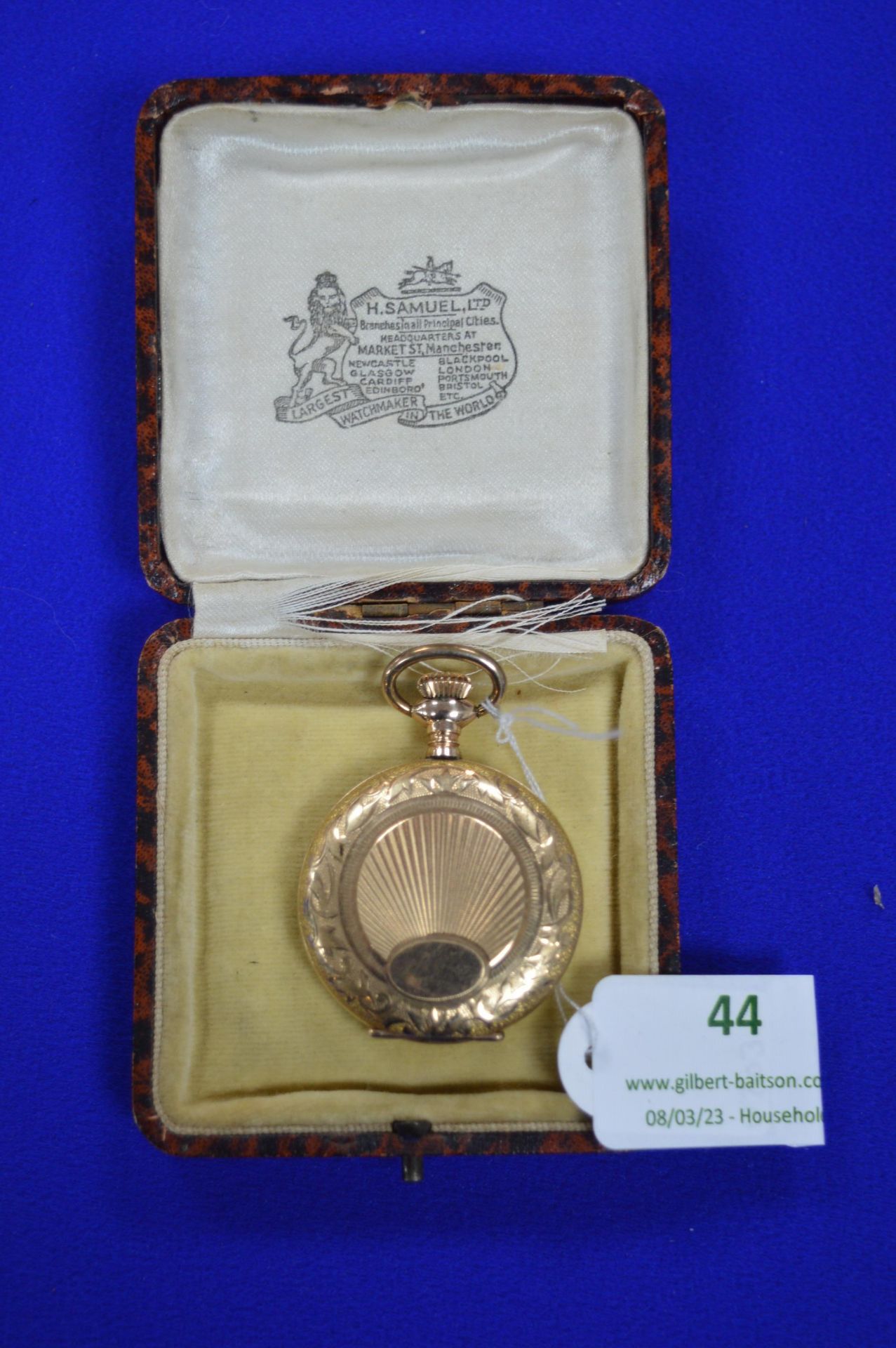 Waltham Ladies Gold Plated Pocket Watch (working condition) - Image 2 of 2