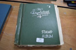 Diplomat Album of Assorted World Stamps
