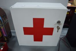 Metal First Aid Cabinet with Keys