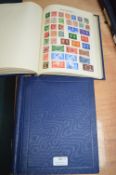 Two Stamp Albums: World Stamps, etc.