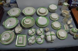 Vintage Soho Pottery Queen's Green Solian Tablewar
