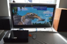 Panasonic 42" TV TH-42PW6 with Sony DVD Player