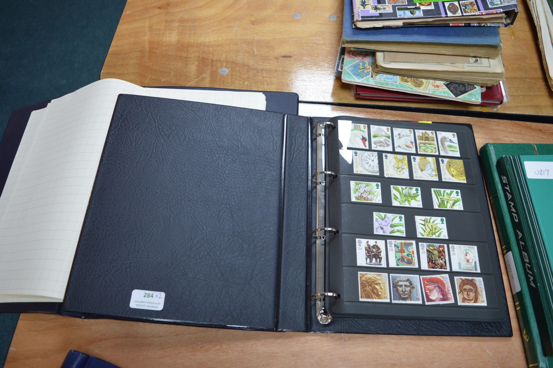 Two Albums of Assorted Stamps