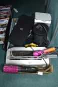 Electrical Items: Toaster, Hair Styling Tongs, etc