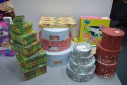 Decorative Stacking Giftboxes