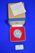 Royal Mint Sterling Silver Queen's Silver Jubilee Crown 28.276g with Presentation Case