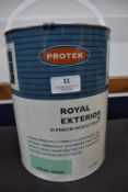 *1x 5L of Protek Spring Green Royal Exterior Superior Wood Finish