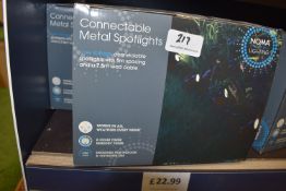 *Connectible Metal Spotlights