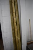 *Six 3”x3”x8ft Tanalised Fencing Posts