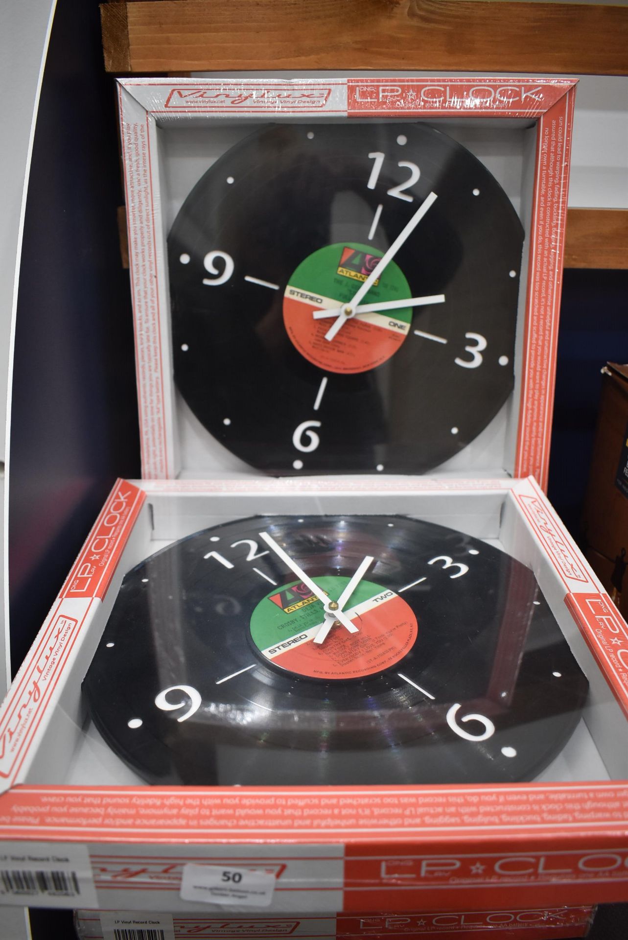 *Two Boxed LP Clocks