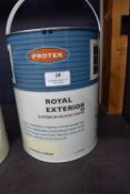 *1x 5L of Protek Cornish Cream Royal Exterior Superior Wood Finish