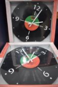 *Two Boxed LP Clocks