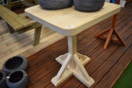 *Softwood Square Garden Table